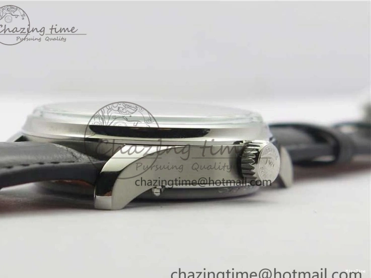 MIROTIME 0314 Portugieser Perpetual Calendar IW503301 V9F 1:1 Best Edition Silver Dial on Black Leather Strap A EyeCatching 7116